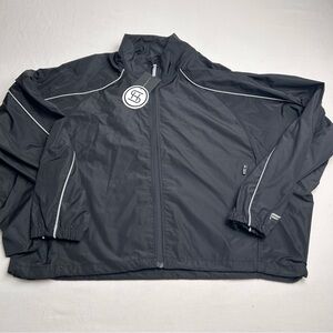 Fabletics Women’s Black Tiempo Lightweight Windbreaker Jacket